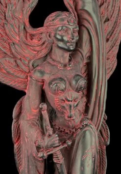 Morrigan Figur - Göttin Des Krieges - Schwarz-Rot -Figuren Deko Verkauf Morrigan Figur Goettin Krieg 7 1280x1280