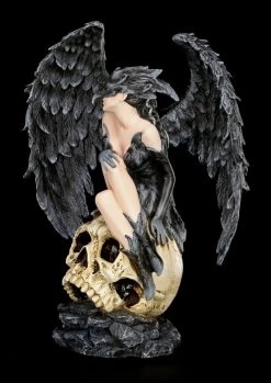 Dark Angel Figur - Rabenkönigin Auf Totenkopf -Figuren Deko Verkauf Rabenkoenigin Dark Angel 2 1280x1280