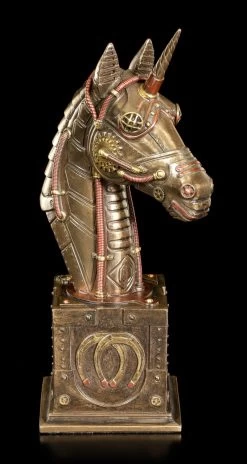 Steampunk Einhorn Büste