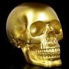 Totenkopf - Goldfarben -Figuren Deko Verkauf Totenkopf Goldfarben 1280x1280