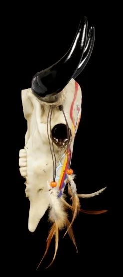 Wandrelief Stier Schädel - Indianer Look -Figuren Deko Verkauf Wandrelief Stier Schaedel Im Indianer Look 2 1280x1280